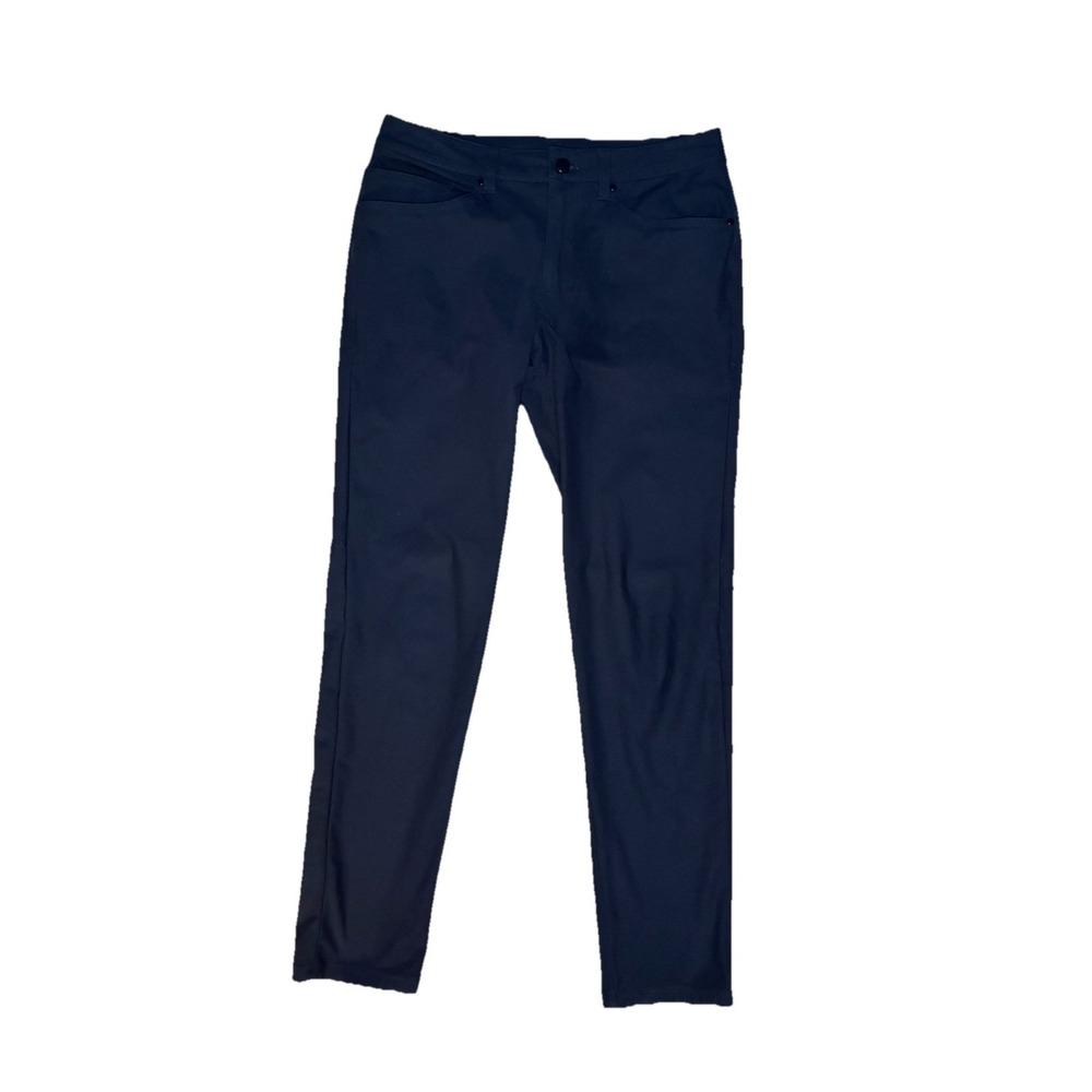 Lululemon Slim Fit ABC Pants Mens 30 Black 5 Pocket Performance‎ Stretch Golf